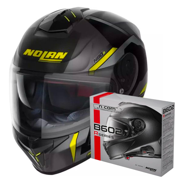 Integrale Nolan N80-8 Wanted N-Com 72 + Kit Bluetooth B602R