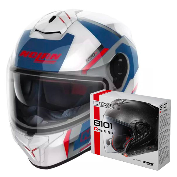 Integrale Nolan N80-8 Wanted N-Com 75 + Kit Bluetooth B101R