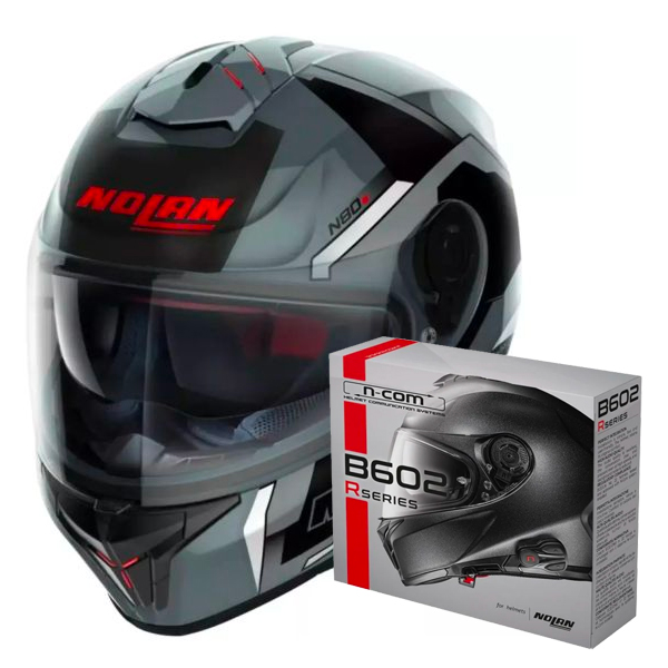 Integrale Nolan N80-8 Wanted N-Com 76 + Kit Bluetooth B602R