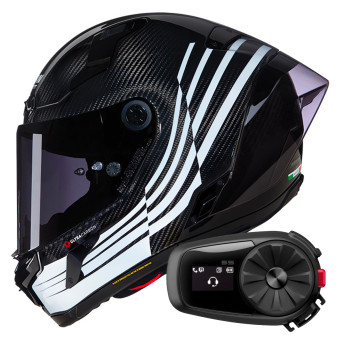 Integrale Nolan X-804 RS Ultra Carbon Ala 345 + Kit Bluetooth 5S Solo