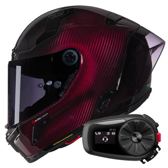 Integrale Nolan X-804 RS Ultra Carbon Liquido 326 + Kit Bluetooth 5S Solo