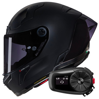 Integrale Nolan X-804 RS Ultra Carbon Triplonero 323 + Kit Bluetooth 5S Solo