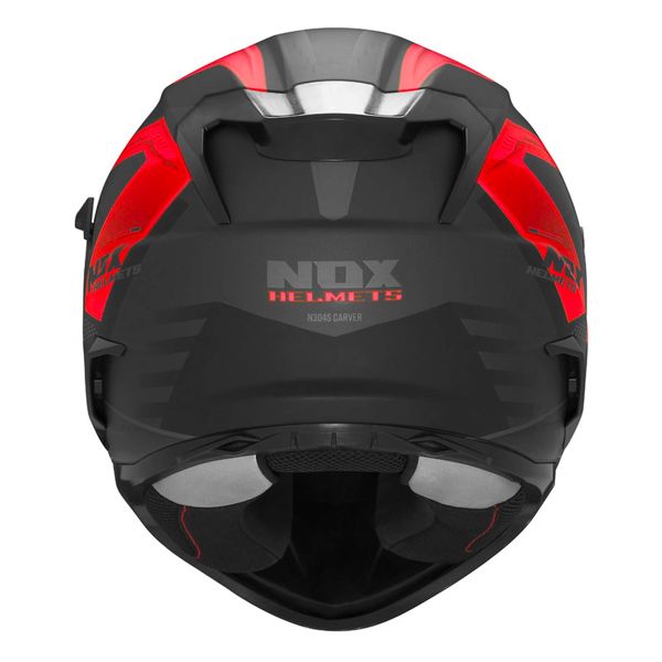 NOX N304S Carver Matt Black Red