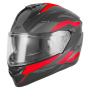Casque Integrale NOX N304S Revo Mat Black Red