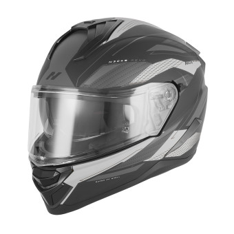 Casque Integrale NOX N304S Revo Mat Black Silver