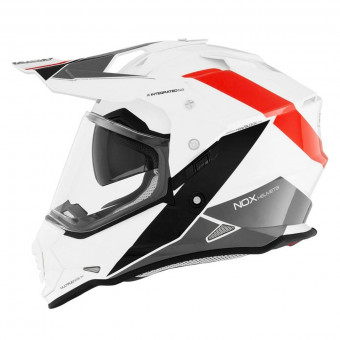 Integrale NOX N312 Block White Red