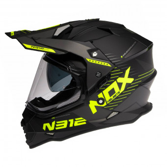 Integrale NOX N312 Extend Matt Black Yellow Fluo