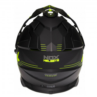NOX N312 Extend Matt Black Yellow Fluo