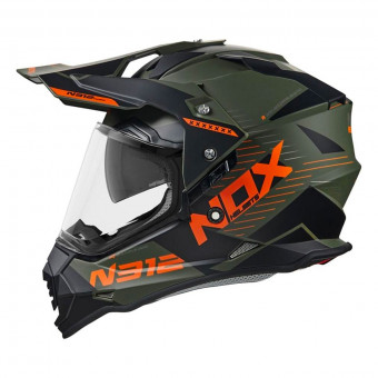 Integrale NOX N312 Extend Matt Kaki Orange