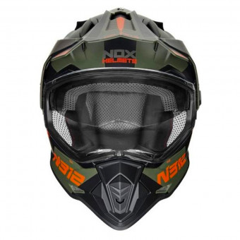 NOX N312 Extend Matt Kaki Orange