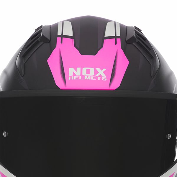 NOX N401 Crower Matt Black Pink