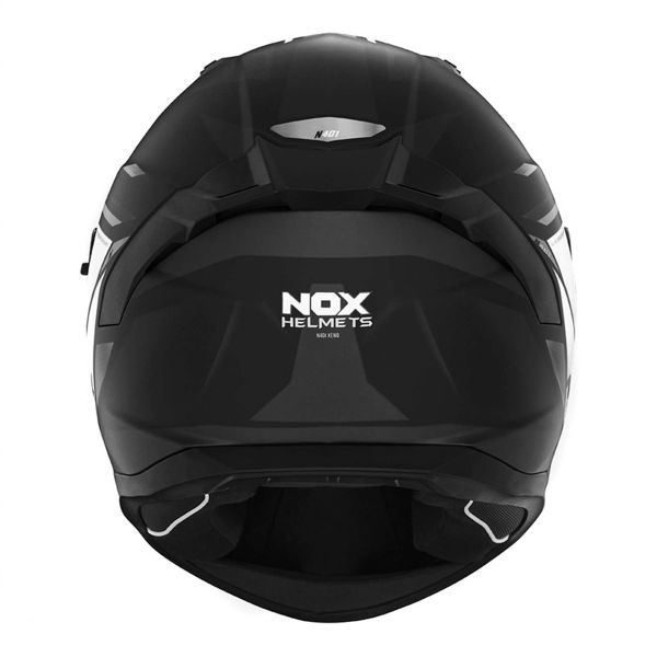 NOX N401 Xeno Matt Black White + Kit Bluetooth BT Mini