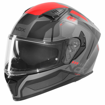 Casque Integrale NOX N402 Mentor Black Red Shiny