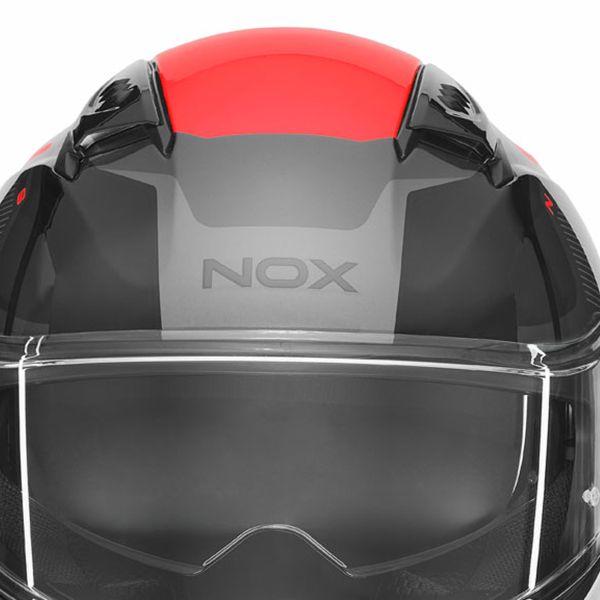NOX N402 Mentor Black Red Shiny