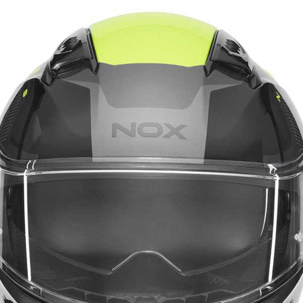NOX N402 Mentor Black Yellow Shiny