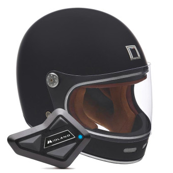 Integrale NOX Revenge Matt Black + Kit Bluetooth BT Mini