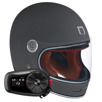 Integrale NOX Revenge Matt Titanium + Kit Bluetooth 5S Solo