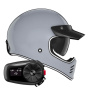 Casque Integrale NOX Seventy II Nardo Grey + Kit Bluetooth 5S Solo