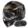 Casque Integrale Premier Devil Carbon ST19 + Kit Bluetooth Lokui K30