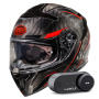 Casque Integrale Premier Devil Carbon ST2 + Kit Bluetooth Lokui K30