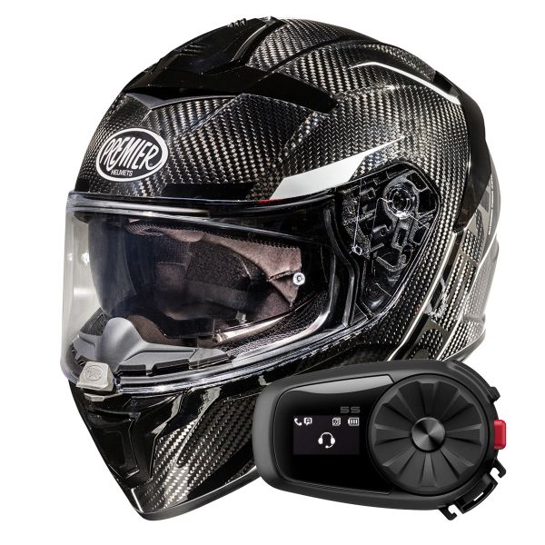 Integrale Premier Devil Carbon ST8 + Kit Bluetooth 5S Solo
