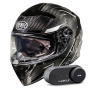 Casque Integrale Premier Devil Carbon ST8 + Kit Bluetooth Lokui K30