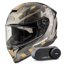 Casque Integrale Premier Hyper HP19 + Kit Bluetooth Lokui K30