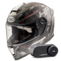 Casque Integrale Premier Hyper HP92BM + Kit Bluetooth Lokui K30