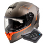 Casque Integrale Premier Hyper RS93BM + Kit Bluetooth BT Mini