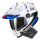Pack ADF 9000 Air Desert White Blue Red + Kit Bluetooth BT Mini