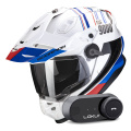 Pack ADF 9000 Air Desert White Blue Red + Kit Bluetooth Lokui K30