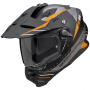 Casque Integrale Scorpion ADF 9000 Air Feat Black Mat Silver Orange