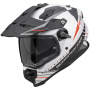 Casque Integrale Scorpion ADF 9000 Air Feat White Black Red