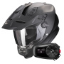 Casque Integrale Scorpion ADF 9000 Air Matt Pearl Black + Kit Bluetooth 5S