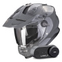 Casque Integrale Scorpion ADF 9000 Air Solid Cement Grey + Kit Bluetooth Lokui K30