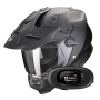 Casque Integrale Scorpion ADF 9000 Air Solid Matt Black + Kit bluetooth 5R Lite