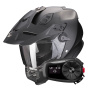 Casque Integrale Scorpion ADF 9000 Air Solid Matt Black + Kit Bluetooth 5S