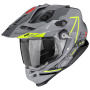 Casque Integrale Scorpion ADF 9000 Air Summit Silver Neon Yellow