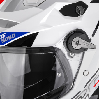 Scorpion ADF 9000 Air Summit White Red Silver