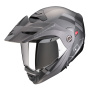 Casque Modulare Apribile Scorpion ADX-2 Galane Matt Black Silver