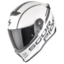 Casque Integrale Scorpion Covert FX Danko Matt Pearl White Black