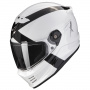Casque Integrale Scorpion Covert FX Gallus White Black