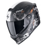 Casque Integrale Scorpion Covert FX Skullz Nero Grigio Rosso
