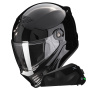 Casque Integrale Scorpion Covert FX Solid Black + Kit bluetooth Exo-Com Link-1C