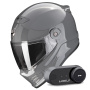 Casque Integrale Scorpion Covert FX Solid Cement Grey + Kit Bluetooth Lokui K30