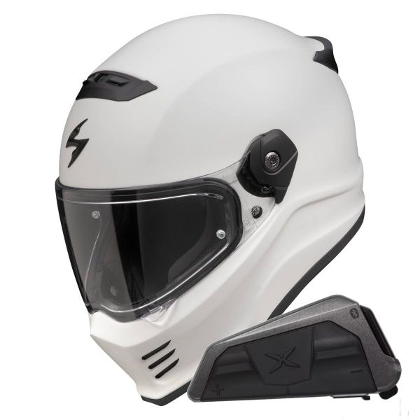 Integrale Scorpion Covert FX Solid Cool Grey Mat + Kit bluetooth Exo-Com Link-1 Integrale Scorpion Covert FX Solid Cool Grey Mat + Kit bluetooth Exo-Com Link-1