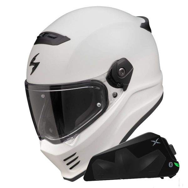 Integrale Scorpion Covert FX Solid Cool Grey Mat + Kit bluetooth Exo-Com Link-1C Integrale Scorpion Covert FX Solid Cool Grey Mat + Kit bluetooth Exo-Com Link-1C