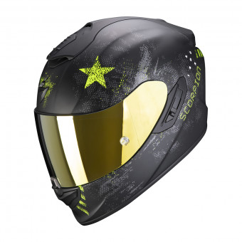 Casque Integrale Scorpion Exo 1400 Air Asio Matt Black Neon Yellow Casque Integrale Scorpion Exo 1400 Air Asio Matt Black Neon Yellow