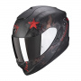 Casque Integrale Scorpion Exo 1400 Air Asio Matt Black Red