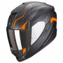 Casque Integrale Scorpion Exo 1400 Air Fortuna Matt Black Orange